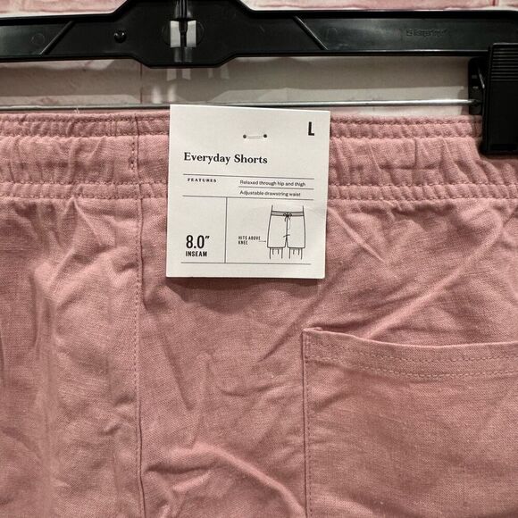 Goodfellow & Co men's pink shorts 8" inseam size large - Picture 7 of 9
